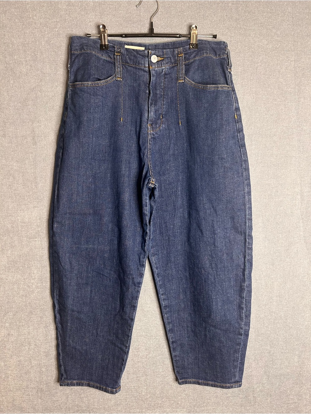 Pilcro Anthropologie The Arin Barrel High Rise Leg Cropped Jeans Size 28